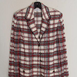 St. John Plaid Jacket